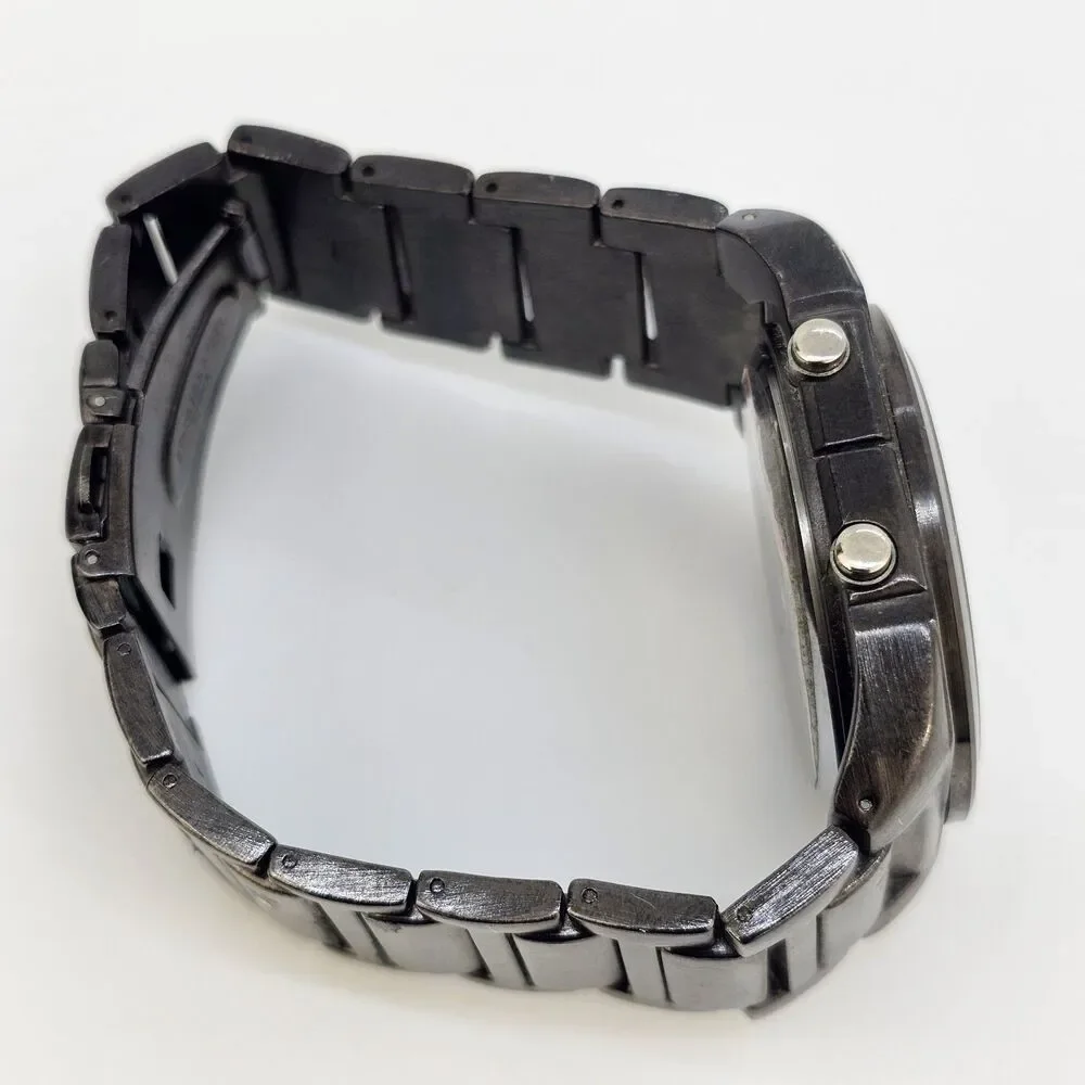 Kenneth Cole Unlisted Men Digital Watch 44MM Black Bracelet Band 7